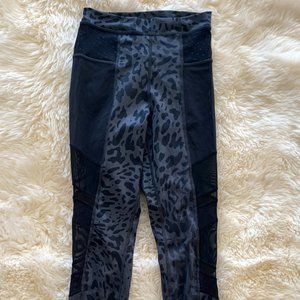 lululemon lace and mesh cut-out legging